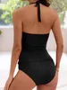 Damen Tankini Set - Figuroptimierender Badeanzug - Elegant Produktbild-Vorschau 3