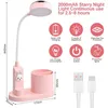 LED Schreibtischlampe, Nachttischlampe mit Stifthalter Produktbild-Vorschau 4