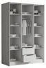 MIRJAN24 Kleiderschrank Calwi II 150, Schlafzimmer, mit Produktbild-Vorschau 3