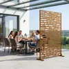 Trennwand ‘Bernalda’ 180 x 120 cm Stahl Braun Produktbild-Vorschau 6
