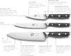 Orient Küchenmesserset, Carbon Series, 3-teilig, aus Produktbild-Vorschau 6
