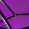Close-up view of the internal structure of a purple tent frame. Náhľad obrázku produktu