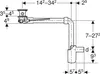 Geberit vidange de lavabo/siphon de chambre pour un robinet Voir les images du produit 2