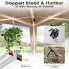 Sekey Faltpavillon 3x3 m Pop Up Gartenpavillon wasserdicht Produktbild-Vorschau 6