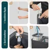 VOUNOT® Wäschekorb 3 Fächer 170L, Wäschesammler mit Deckel  Produktbild-Vorschau 7
