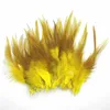 Piume di gallo, circa 10-15 cm, 50 pezzi, giallo Anteprima dell’immagine prodotto 2
