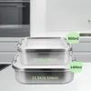 Boîte à pain en acier inoxydable, étanche, avec couvercle Voir les images du produit 2