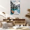 Bild auf Leinwand - Leinwandbild - Einteilig - Boote Berge Produktbild-Vorschau 7