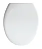 A top-down view of a white toilet seat on a white background. Náhled obrázku produktu