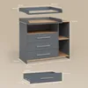 Wickelkommode Livinity Torino Anthrazit/Goldkraft Eiche mit Produktbild-Vorschau 3