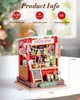 3D puzzle, Cocoa Store Minihouse, Wood, RoLife, 87 dílků Náhled obrázku produktu 7