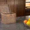 KRINES HOME Koszyk z pokrywką w kolorze plecionki Podgląd zdjęcia produktu 2