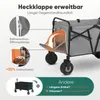Sekey Faltbarer Bollerwagen 200 kg, mit Heckklappe und Produktbild-Vorschau 5