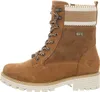 A side view of a brown lace-up boot. Produktbild-Vorschau