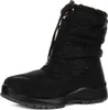 A black snow boot is shown against a white background. Anteprima dell’immagine prodotto