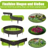 XMTECH 4,6m Palissade de jardin aspect bois, bordure de Voir les images du produit 3