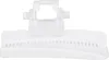 A white plastic part for a washing machine door handle. Produktbild-Vorschau