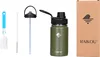 RAIKOU Trinkflasche 350ml Wasserflasche Thermoflasche mit 2 Produktbild-Vorschau 1