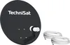 A satellite dish with two coiled cables on a white background. Anteprima dell’immagine prodotto