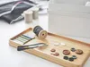 Yamazaki Nähkasten Nähkästchen Nähbox weiß mit Deckel Griff Produktbild-Vorschau 7