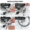 ROCKBROS cavalletto stabile per bicicletta per Brompton 16 Anteprima dell’immagine prodotto 5