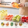 Kühlschrank Organizer 6er Set, Durchsichtig Stapelbare Produktbild-Vorschau 5