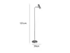 TRIO LIGHTING Stehleuchte Marley nickel Höhe 151 cm Metall Produktbild-Vorschau 4