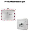 Wiltec Verkehrsspiegel 70 x 90 cm konvex, eckiger Produktbild-Vorschau 3