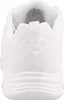 The back view of a white sneaker. Voir les images du produit