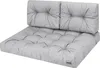 Zestaw poduszek z palet 120 cm - zielony w paski - Podgląd zdjęcia produktu 1