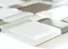 Mosaikfliese Transluzent Aluminium wie hellbeige Produktbild-Vorschau 3