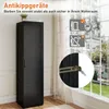 COSTWAY, armoire haute à 4 étagères, meuble de rangement Voir les images du produit 6