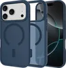A blue phone case is shown in a studio shot. Produktbild-Vorschau