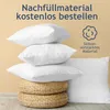 Blumtal Kopfkissen 80x80 cm 2er Set - Nackenkissen mit Produktbild-Vorschau 5