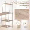 HOMCOM Bureau Pliable Rabattable - Bureau bibliothèque 2 en Voir les images du produit 6