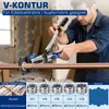 Rohrpresszange Hydraulisch Presszange inkl. Rohrschneider & Produktbild-Vorschau 2