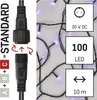 Standard LED spojovací vánoční řetěz, 10 m, venkovní i vnitřní, fialová Náhľad obrázku produktu