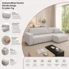 VENASI Ecksofa mit Schlaffunktion Luna XL, Beige Cordstoff Produktbild-Vorschau 14