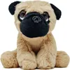 A plush toy pug sitting down. Produktbild-Vorschau