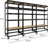 Mega Deal 3x Kommissionierwagen BÜFFEL | HxBxT 190x90x50cm Produktbild-Vorschau 2