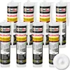 Isolbau Maleracryl 8 x 300 ml Weiß - Plastoelastischer Produktbild-Vorschau 1