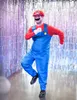 Costume Mario Deluxe videogioco Super Mario rosso-blu - XXL Anteprima dell’immagine prodotto 4