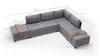 Hanah Home, Fly- BLC1003, Gris, Canapés-lits, Cadre : Bois Voir les images du produit 10