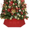The Living Store Sukně na vánoční stromek červená Ø68x25 cm Náhled obrázku produktu 1