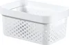 Kosz do przechowywania Infinity biały 26 x 12 x 18 cm Podgląd zdjęcia produktu 1