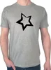 Huuraa Herren T-Shirt Stern Star XL Sport Grey Bio Produktbild-Vorschau 1