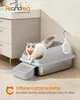 Feandrea Katzenklo Edelstahl, Katzentoilette, offenes Produktbild-Vorschau 3