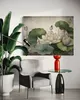 Toile végétale Fleurs de lys 120x80 Feeby Vert Image pour Voir les images du produit 2