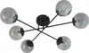 Lindby Deckenleuchte Isamer, rauchgrau, Ø 80 cm, Kugel Produktbild-Vorschau 1