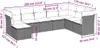 Modernen StilGarten-Lounge-Set, 8-tlg. Produktbild-Vorschau 3